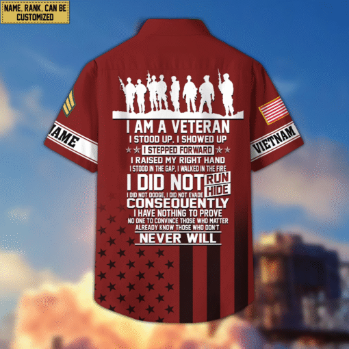 Personalized Vietnam Veteran Hawaiian Shirt MQHH5030652 - Image 3