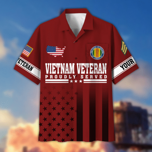 Personalized Vietnam Veteran Hawaiian Shirt MQHH5030652 - Image 2