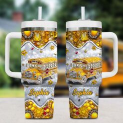 Personalized School Bus Driver 40oz Tumbler QFTD5160702