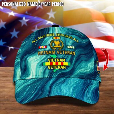 Personalized Vietnam Veteran Cap QFTD5100702