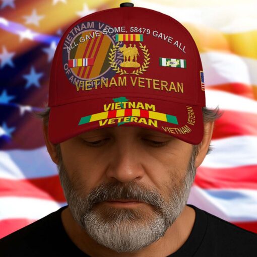 All Gave Some 58479 Gave All Vietnam Veteran Cap QFTD5230704 - Image 2