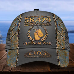 3D All Over Printed VietNam Veteran In Memory Of The Brothers And Sisters Who Never Returned Cap UKTO5250701