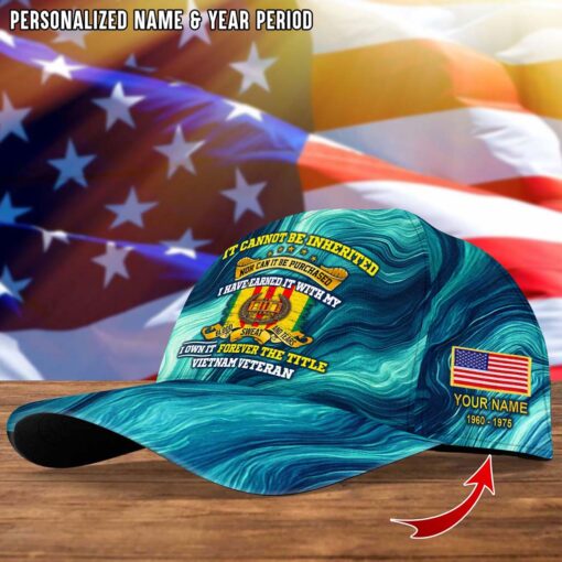 Personalized Vietnam Veteran Cap QFTD5100703 - Image 3