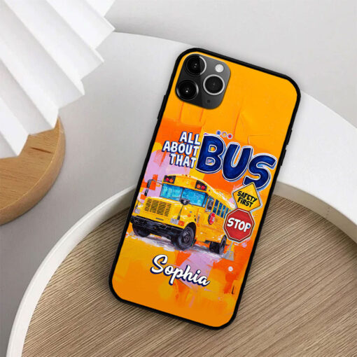 Personalized School Bus Driver Phone Case QFTO5180702 - Image 5