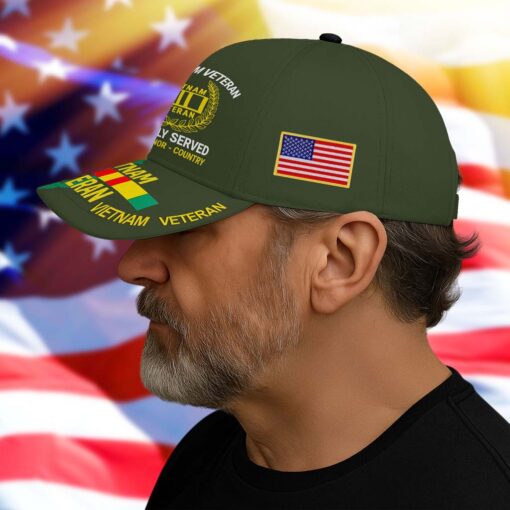 Vietnam Veteran Cap, Proudly Served, Duty - Honor - Country, Military Gifts Cap UKTD5250703 - Image 11