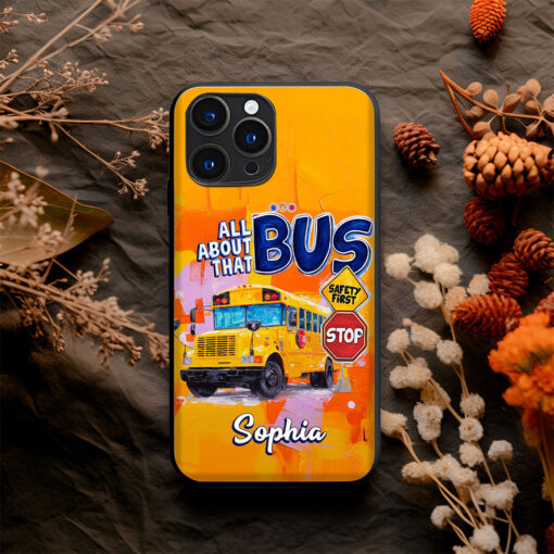 Personalized School Bus Driver Phone Case QFTO5180702 - Image 4