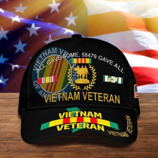 All Gave Some 58479 Gave All Vietnam Veteran Cap QFTD5230704 - Image 8