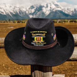 Personalized Vietnam Veteran Cowboy Hat QFTD5180803