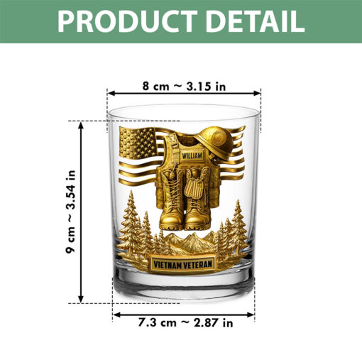 Personalized Vietnam Veteran  Whiskey Decanter Set UKTO5160803 - Image 8