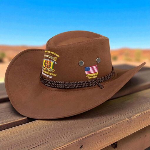 Personalized Vietnam Veteran Cowboy Hat QFTD5180803 - Image 5