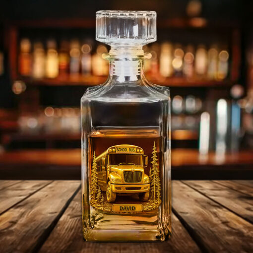 Personalized Best Truck Driver Whiskey Decanter Set UKHH5140803 - Image 4