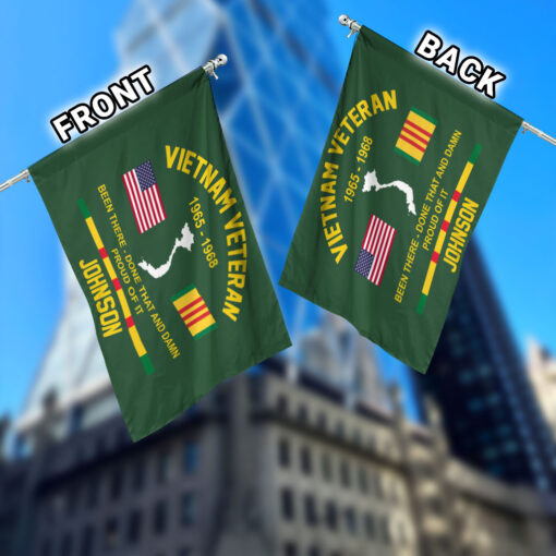 Personalized Vietnam Veteran Flag UKTD5180903 - Image 4