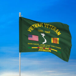Personalized Vietnam Veteran Flag UKTD5180903