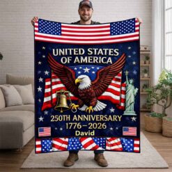 United States 250th Anniversary Fleece Blanket QFND6130102