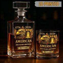 Personalized 250 Years of Freedom Whiskey Decanter Set NPNT6120102