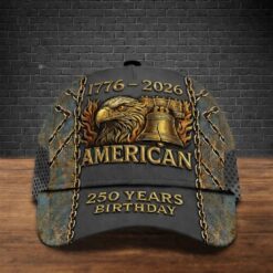 United States 250th Anniversary 3D Printed Cap QFTD6120106