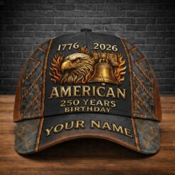 Personalized United States 250th Anniversary 3D Printed Cap QFTD6120107
