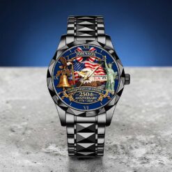 Alternative view of Personalized United State 250th Anniversary Alloy Luxury Quartz Watch UKND6130306