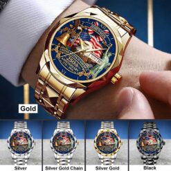 Personalized United State 250th Anniversary Alloy Luxury Quartz Watch UKND6130306