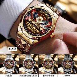 Personalized United State 250th Anniversary Alloy Luxury Quartz Watch UKND6140301